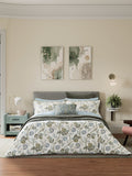 Bedeck of Belfast Emira pillowcases in teal and green, UK version