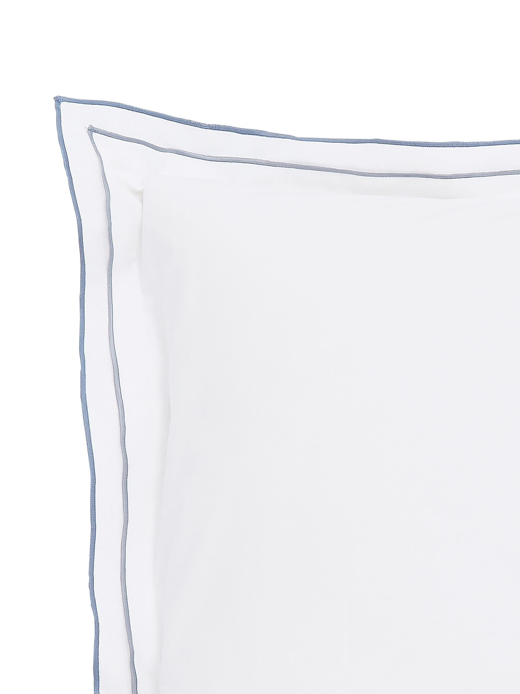Bedeck of Belfast embroidered square pillowcase 180 thread count cotton - British product