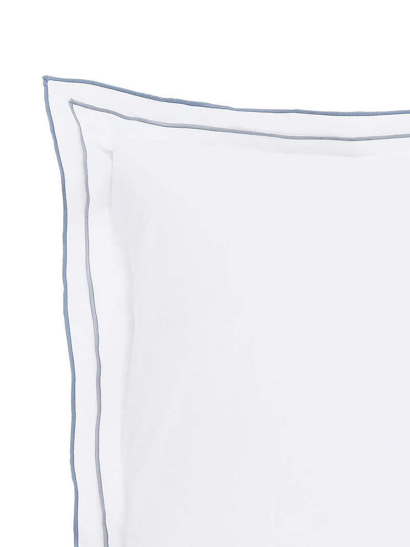 Bedeck of Belfast embroidered square pillowcase 180 thread count cotton - British product