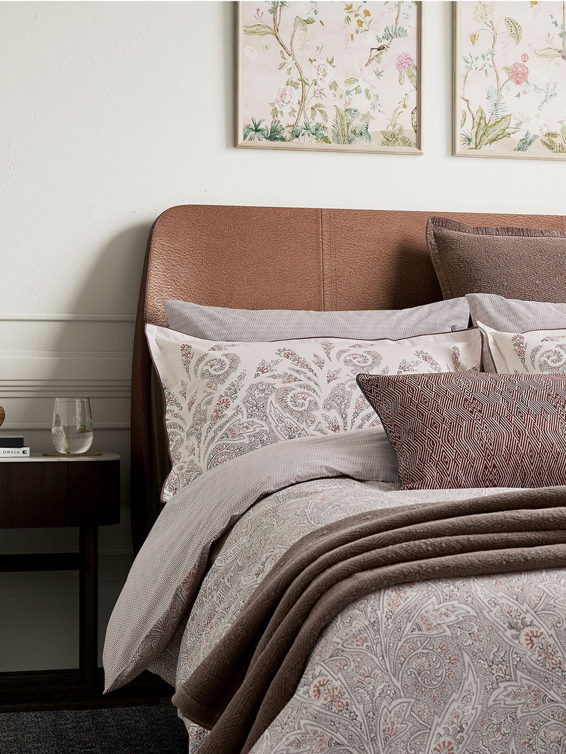 Bedeck of Belfast Umma cotton pillowcase, pink, imported from the UK