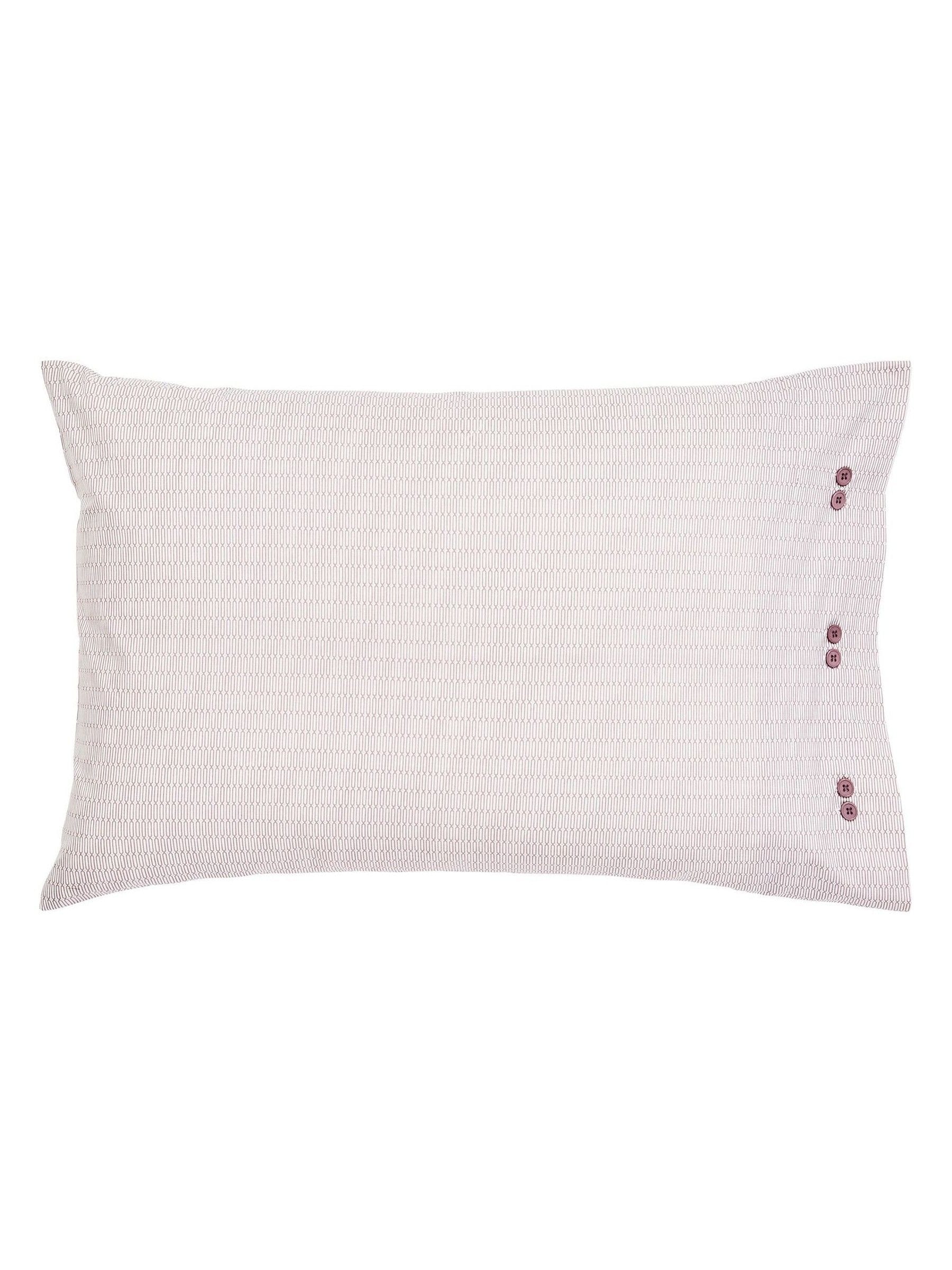 Bedeck of Belfast Umma cotton pillowcase, pink, imported from the UK