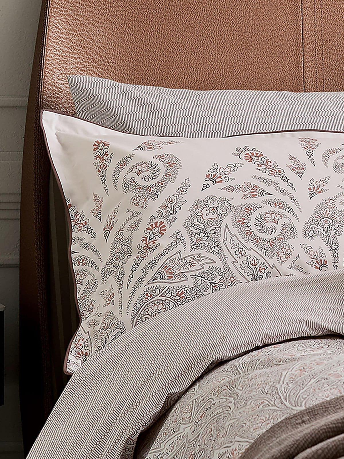 Bedeck of Belfast Umma cotton pillowcase, pink, imported from the UK