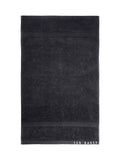 Ted Baker black luxury towel, zero-twist cotton, imported from the UK