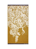 Ted Baker gold wisteria cotton bath towel, imported from the UK