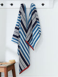 Helena Springfield Blue or Red Beach House Stripe Towel