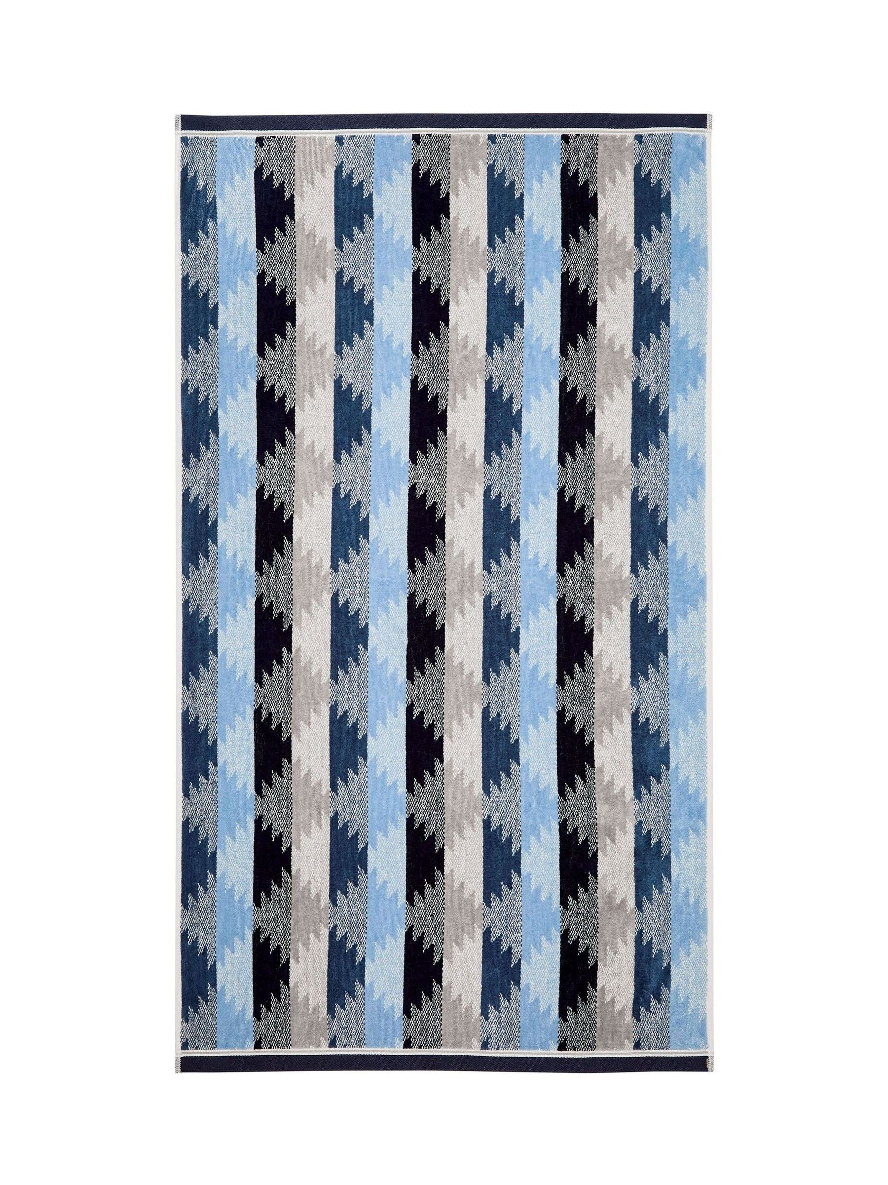 Bedeck of Belfast Indigo Kayah cotton towel, UK version