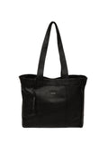 Cultured London black stripe Gisella leather tote bag, UK version