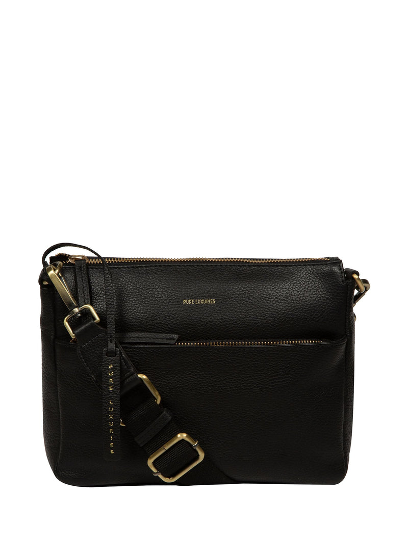 Pure Luxuries London black Celestine cross body bag, UK version