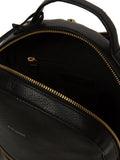 Pure Luxuries London black Sophia leather backpack, imported from the UK