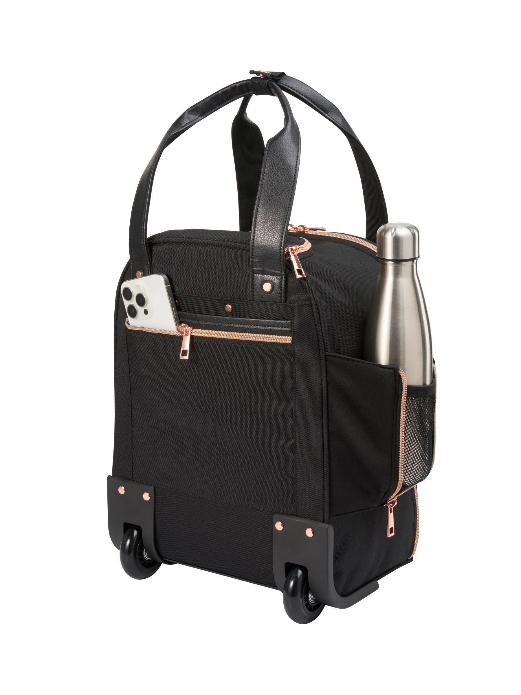 Cabin Max Black Vela cabin trolley bag 40x30x20cm, imported from the UK