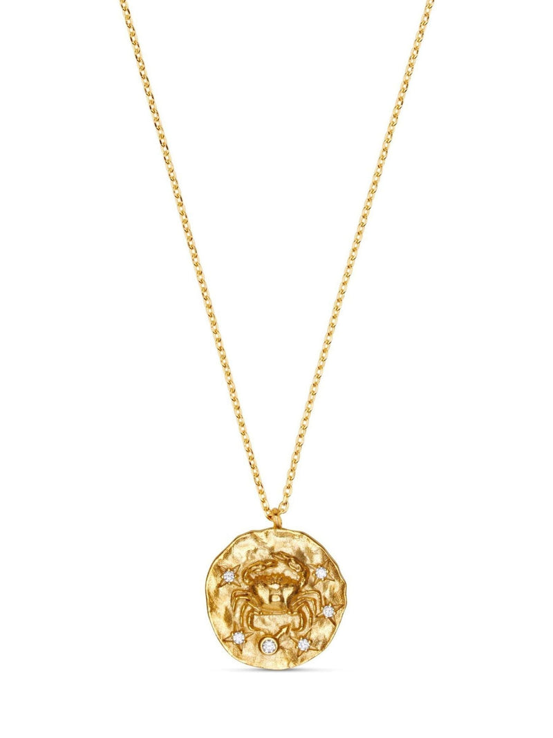Orelia London Cancer zodiac necklace 18k gold plated, UK version