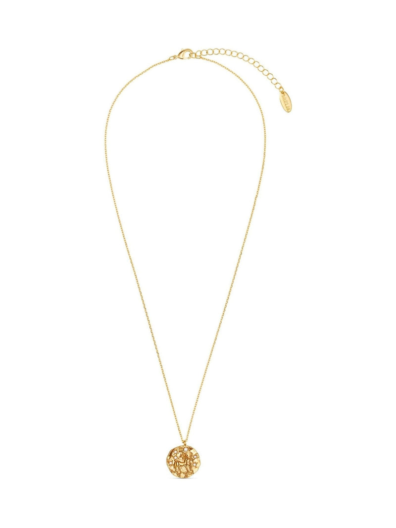 Orelia London Gold Capricorn Zodiac Necklace