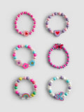 JoJo Maman Bébé multicolour bracelets 6-pack - British product