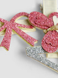 JoJo Maman Bébé light pink birthday hair clips 2-pack, UK version