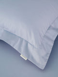 Bianca cotton sateen pillowcase set blue 50x75cm, imported from the UK
