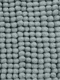 Catherine Lansfield sage green bobble bath mat 50x120cm - British product