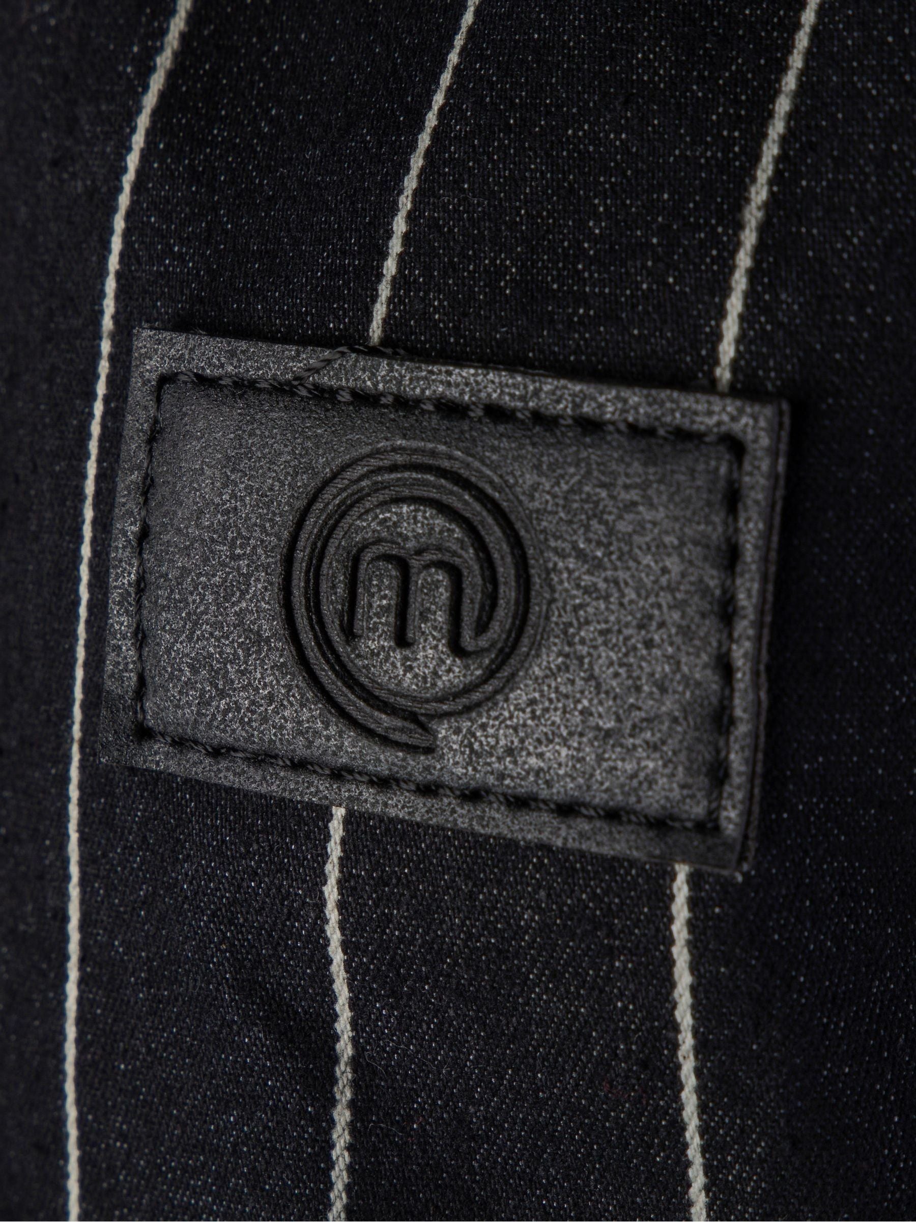 MasterChef Black Signature chef apron, imported from the UK
