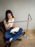 Daylight Company Slimline 4 floor lamp in brushed steel (British brand)