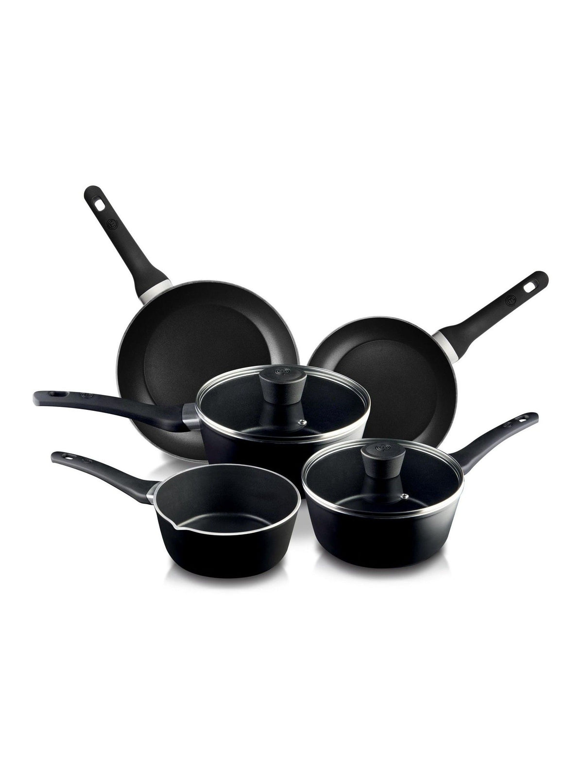 Masterchef 5 piece black pan set - British product