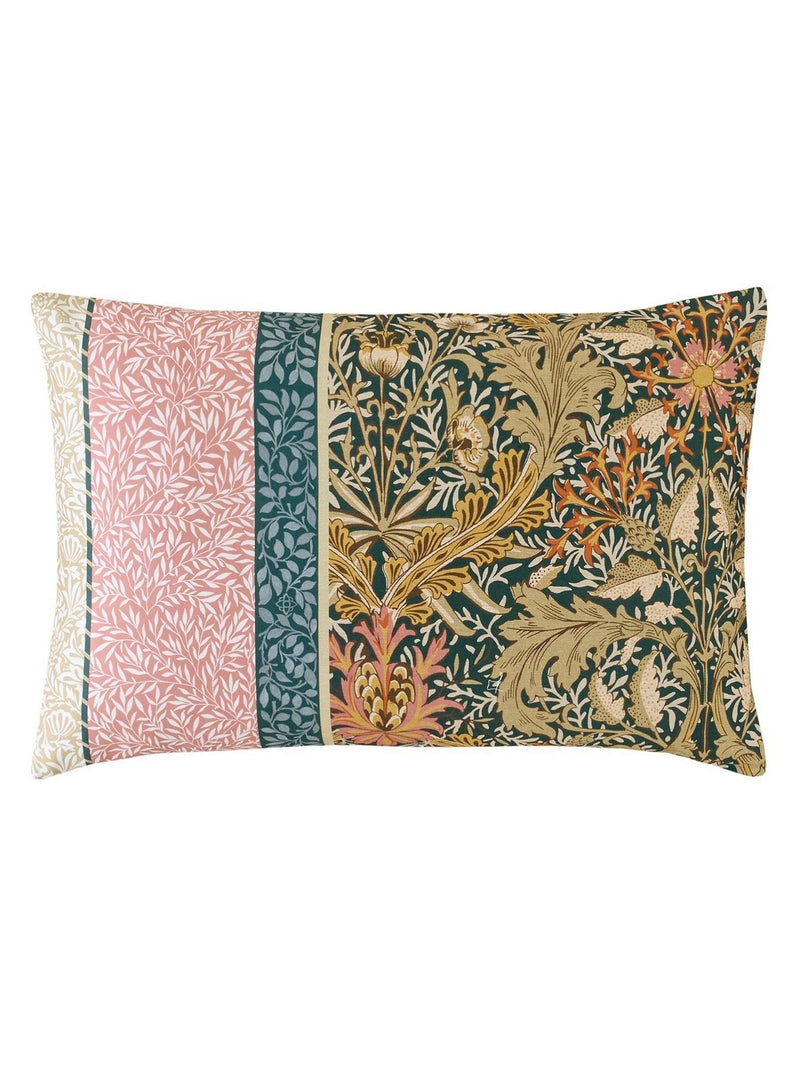 William Morris At Home navy rose pillowcases 250 thread count, UK version