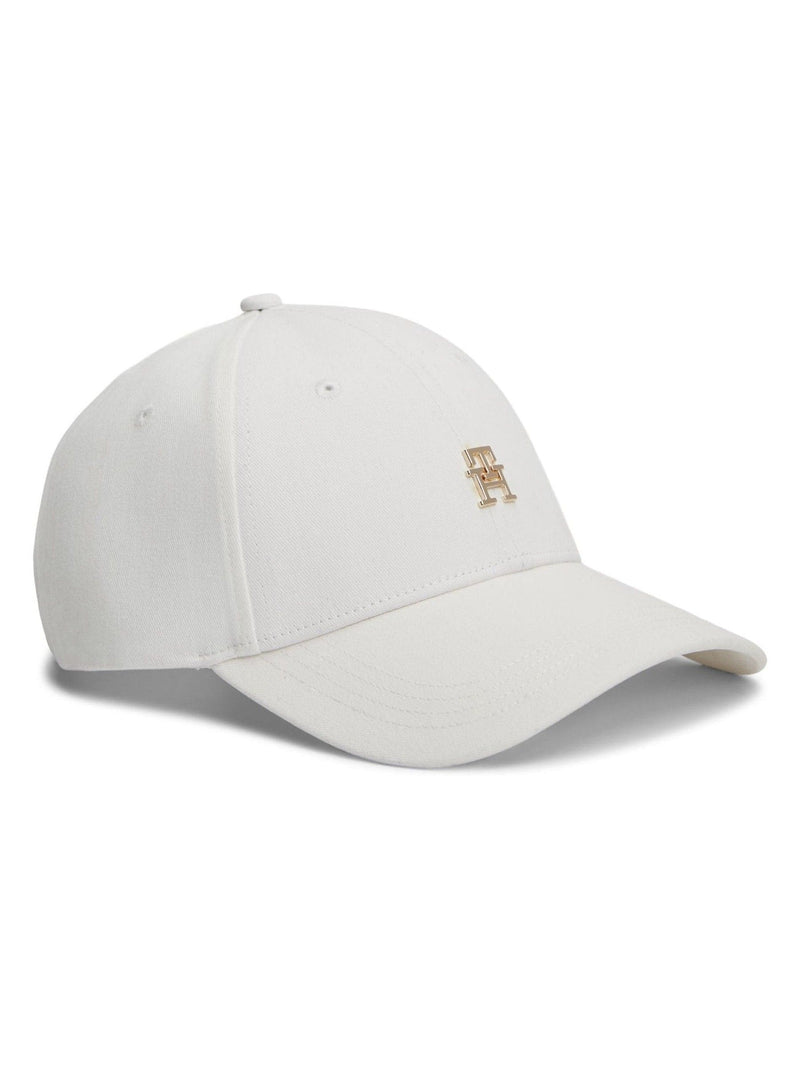 Tommy Hilfiger Natural Monogram Twill Baseball Cap