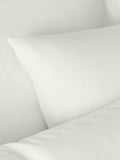 Bianca cotton pillowcases cream 180 thread count - British product