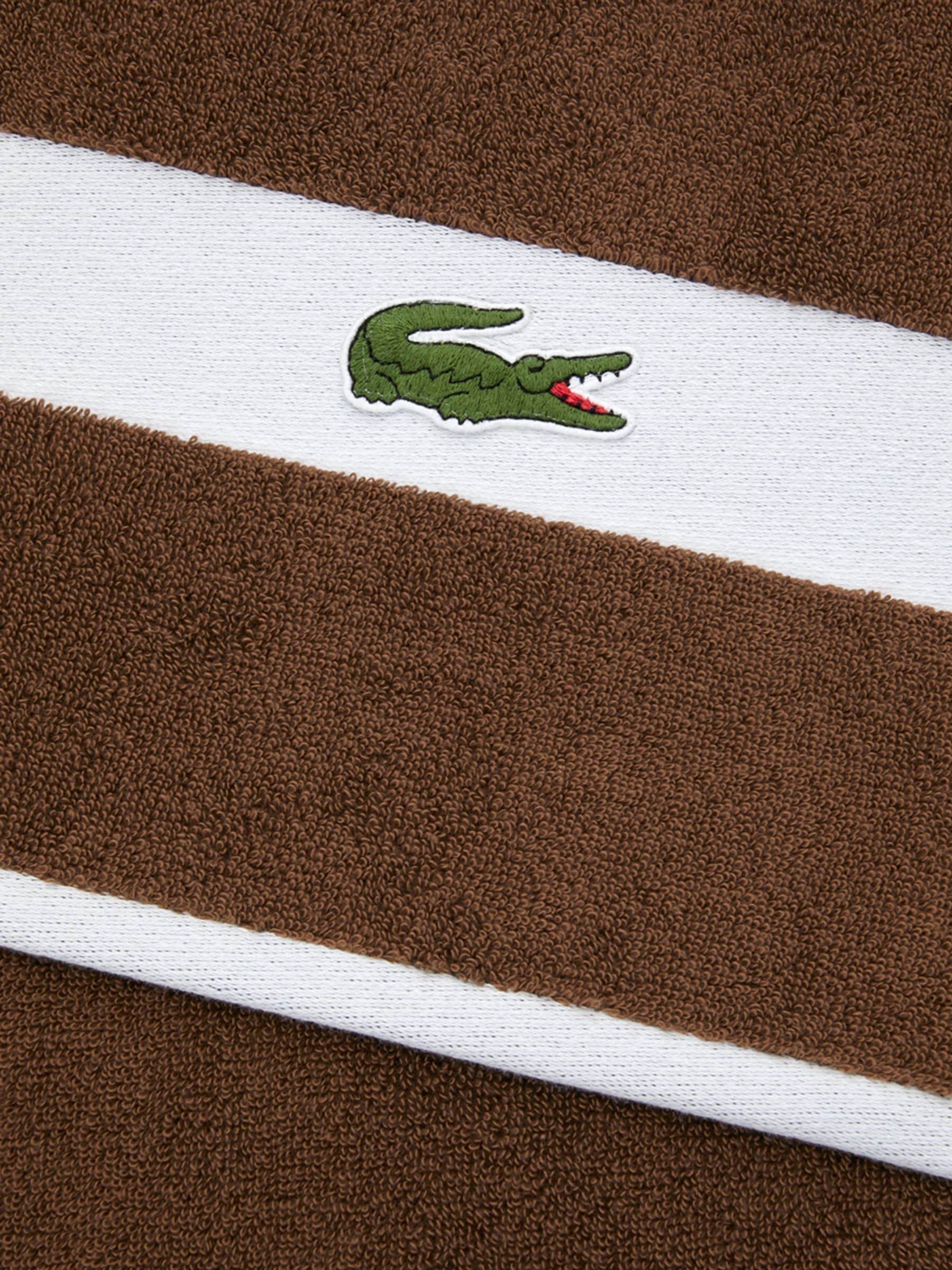 Lacoste Pecan casual bath towel - British product
