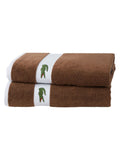 Lacoste Pecan casual bath towel - British product
