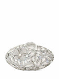 Dune London Silver Brides clutch bag (British brand)