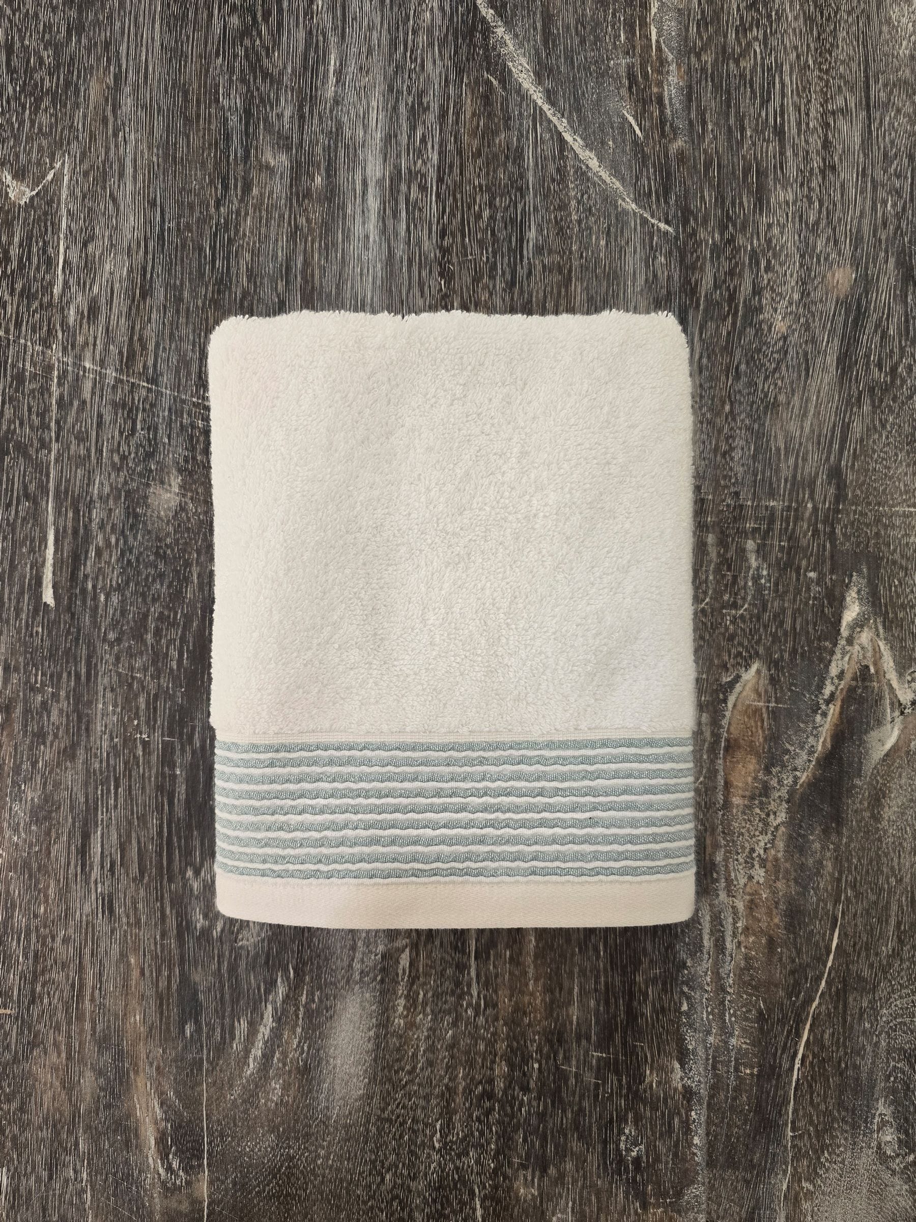 Casa Lusso slate Turkish cotton towel set (British brand)