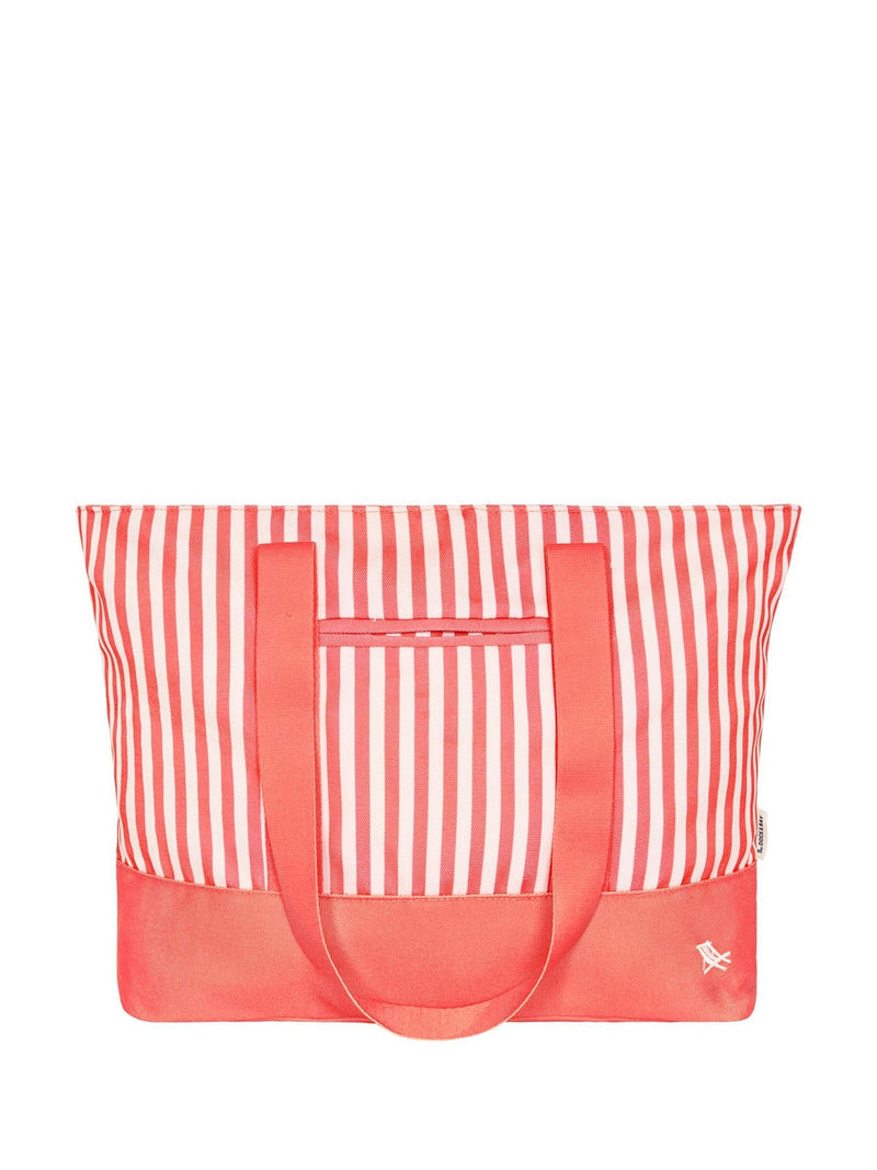 Dock & Bay Raspberry Road beach tote, imported from the UK