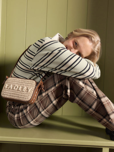 Next Radley Brown The Camden Raffia Small Shoulder Bag- Buy online at McGrocer