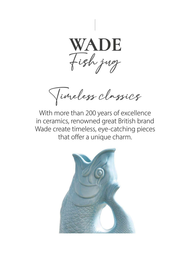 Wade Eau De Nil small gurgle fish jug 0.6L - British product