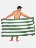 Dock & Bay green quick dry beach towel, UK version