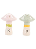 Yvonne Ellen mushroom salt pepper shakers dolomite ceramic (British brand)