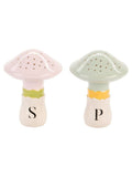 Yvonne Ellen mushroom salt pepper shakers dolomite ceramic (British brand)