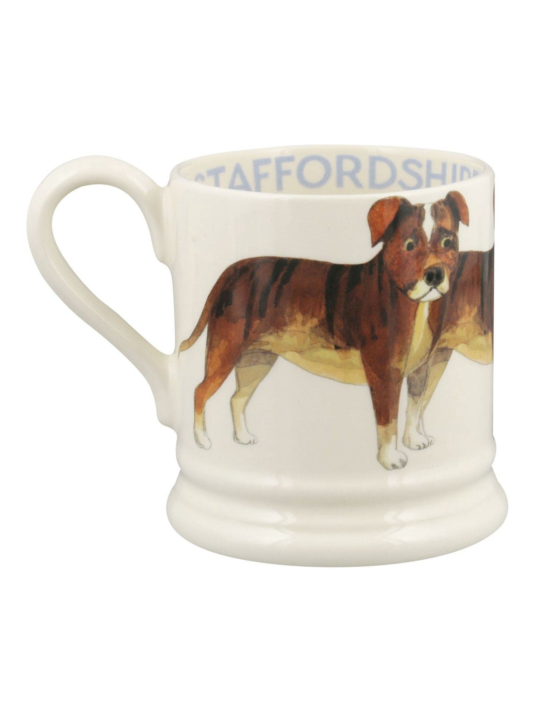 Emma Bridgewater Staffordshire Bull Terrier half pint mug - British product