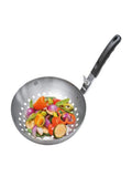 GEFU vegetable wok for BBQ in stainless steel (British brand)