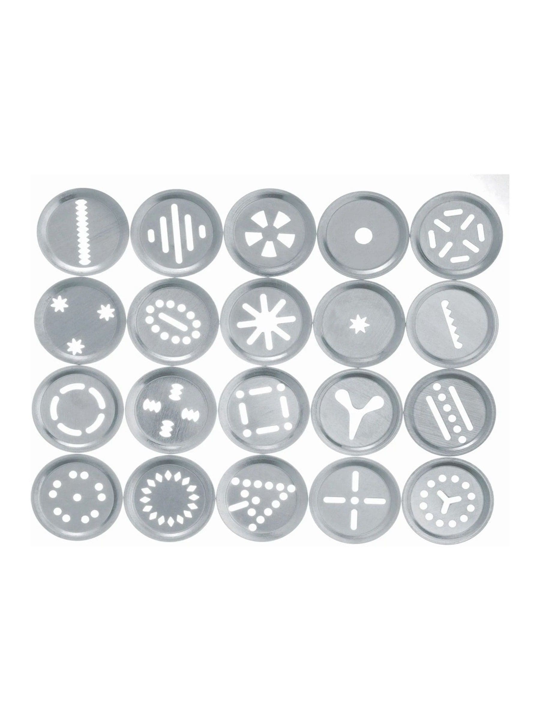 GEFU pastry press with 20 motif discs and 4 nozzles (British brand)