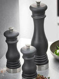 GEFU FLAVIO black salt pepper mill large, UK version