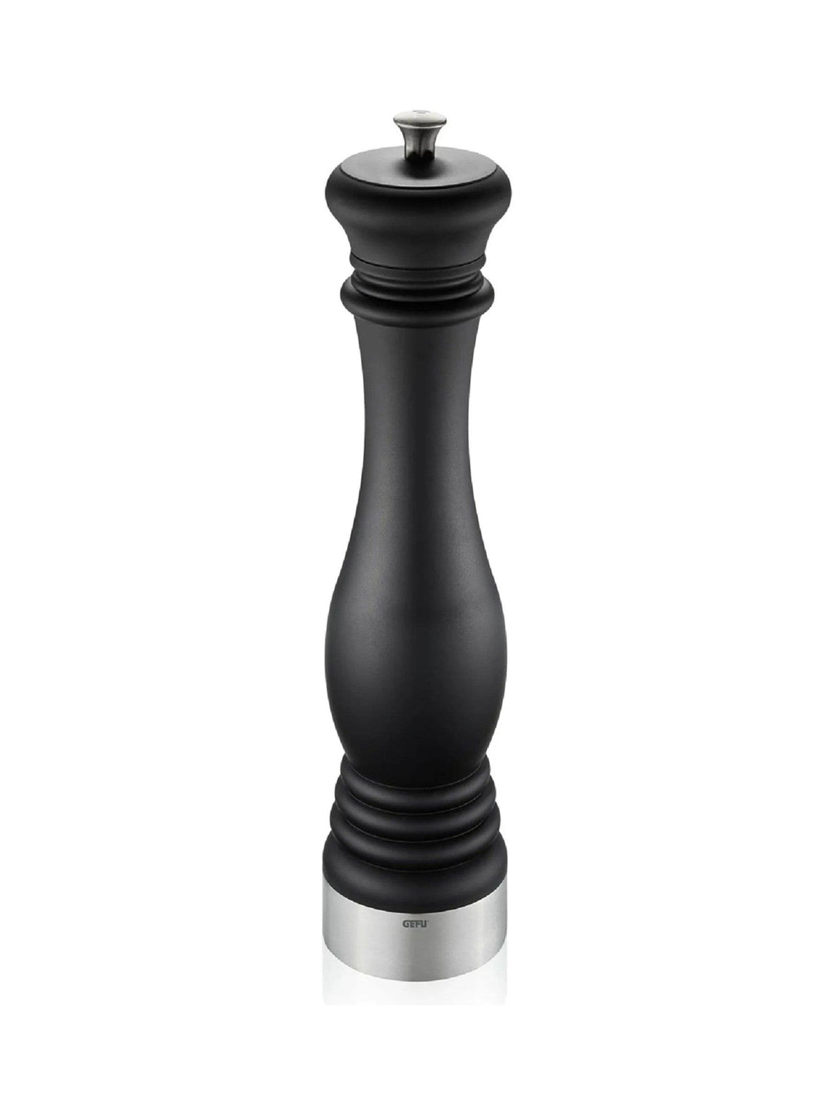 GEFU FLAVIO black salt pepper mill large, UK version