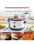 Tower 3.5L stainless steel slow cooker - British product