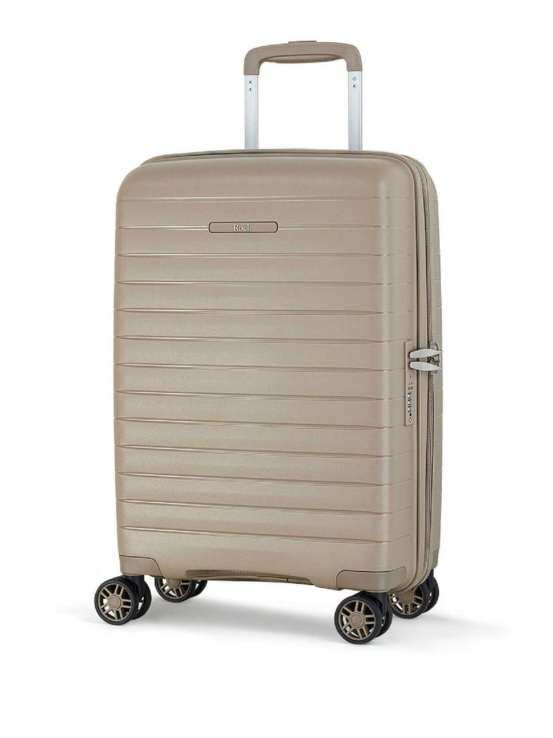 Rock Palma cabin suitcase Champagne, UK version