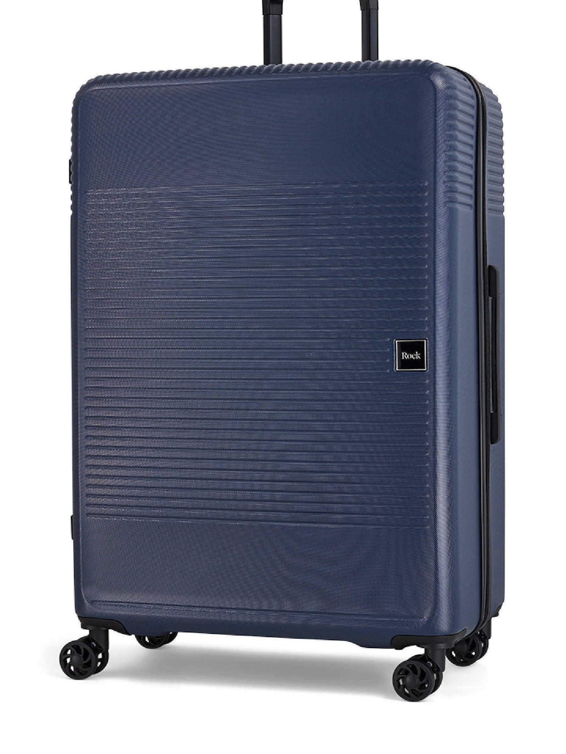 Rock Navy Lincoln 3 piece suitcase set, UK version