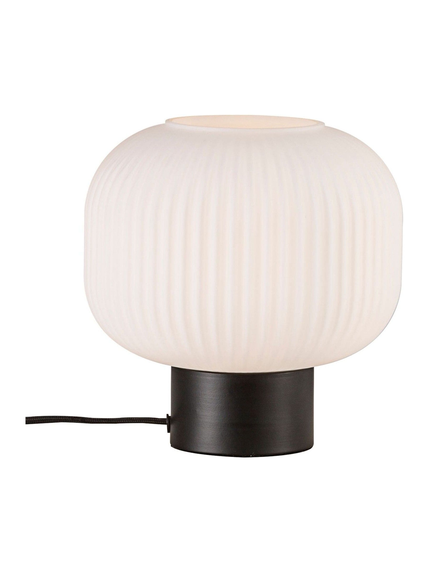 Nordlux Black Milford table lamp 20cm, UK version