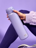 Ion8 Light Purple insulated steel water bottle 1000ml, UK version