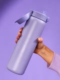 Ion8 Light Purple insulated steel water bottle 1000ml, UK version