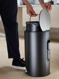 Joseph Joseph Black Arc 10-Litre Slimline Pedal Bin With Liner Pocket