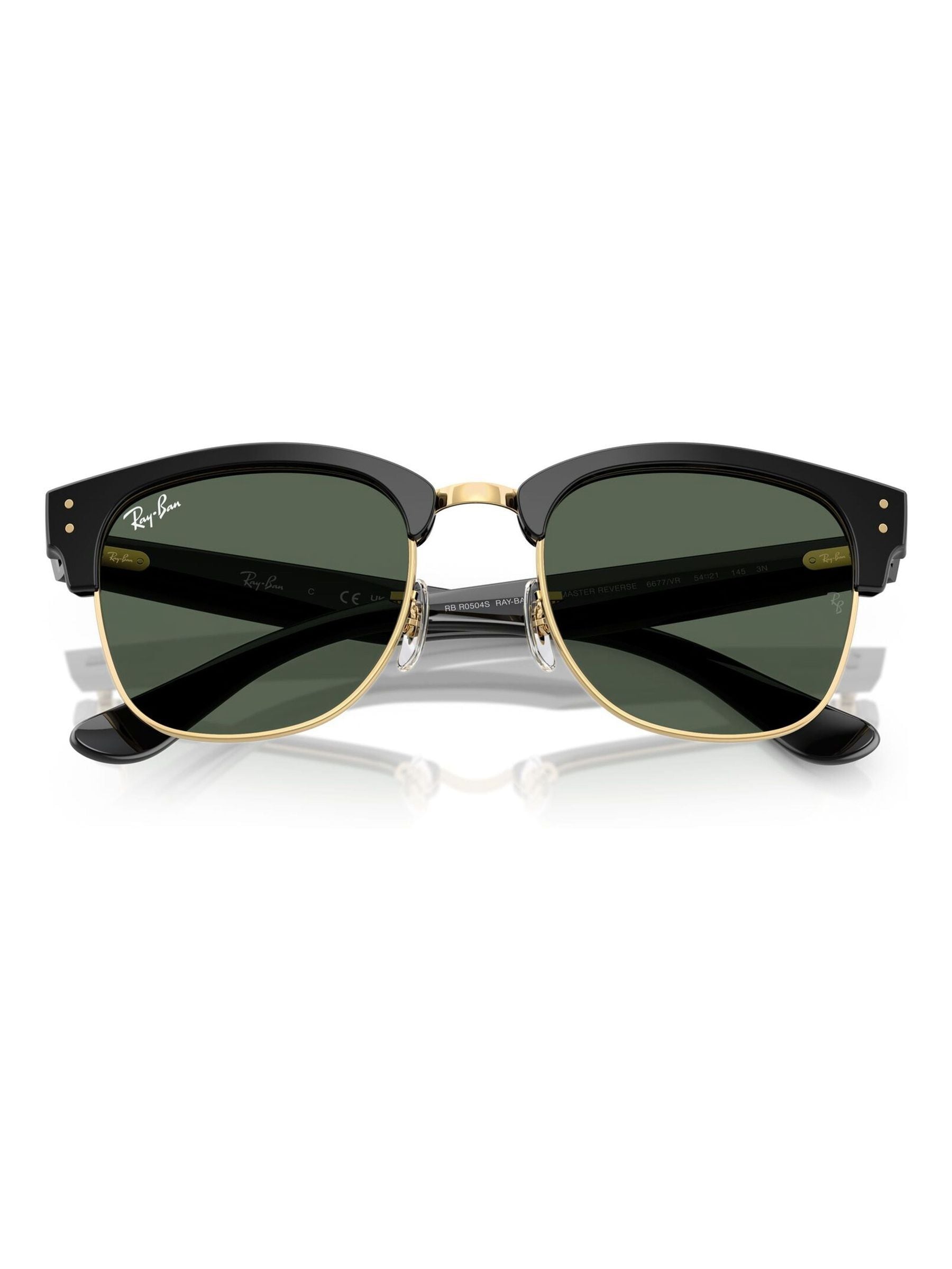 Ray-Ban Brown Clubmaster Reverse Square Sunglasses