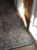 Hug Rug Baroque gold grey runner 75x220 cm - British product
